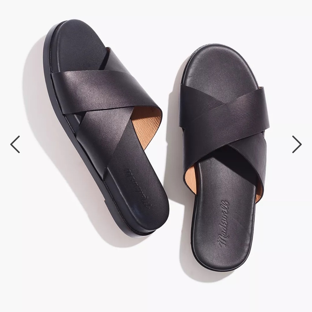 Like NEW Madewell The Louisa Crisscross Slide
